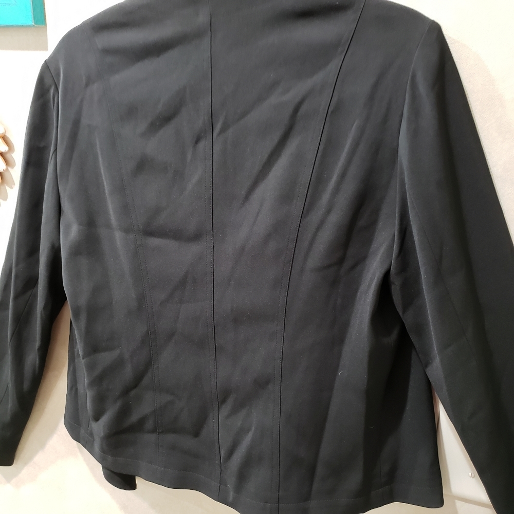 Tahari Suit Jacket Blazer in Black US Size 8 - Picture 9 of 9